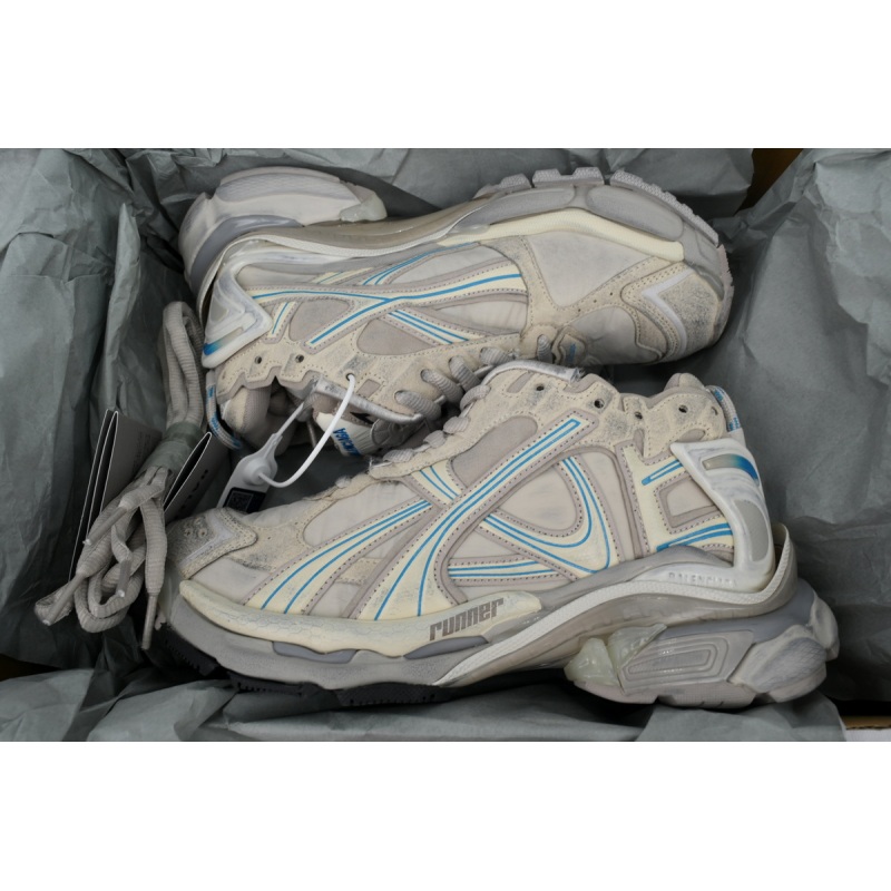 EM Sneakers Balenciaga Runner Sneaker Brown Blue