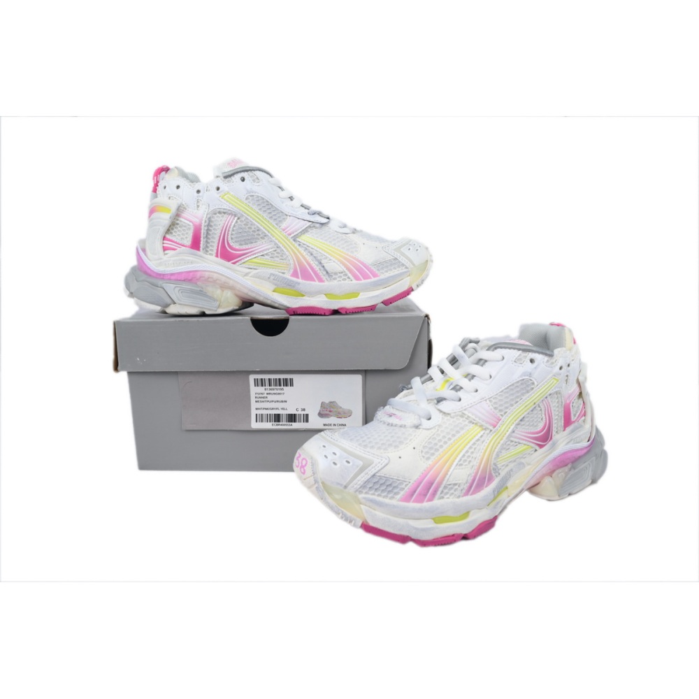 EM Sneakers Balenciaga Runner Sneaker Gradient Yellow Powder