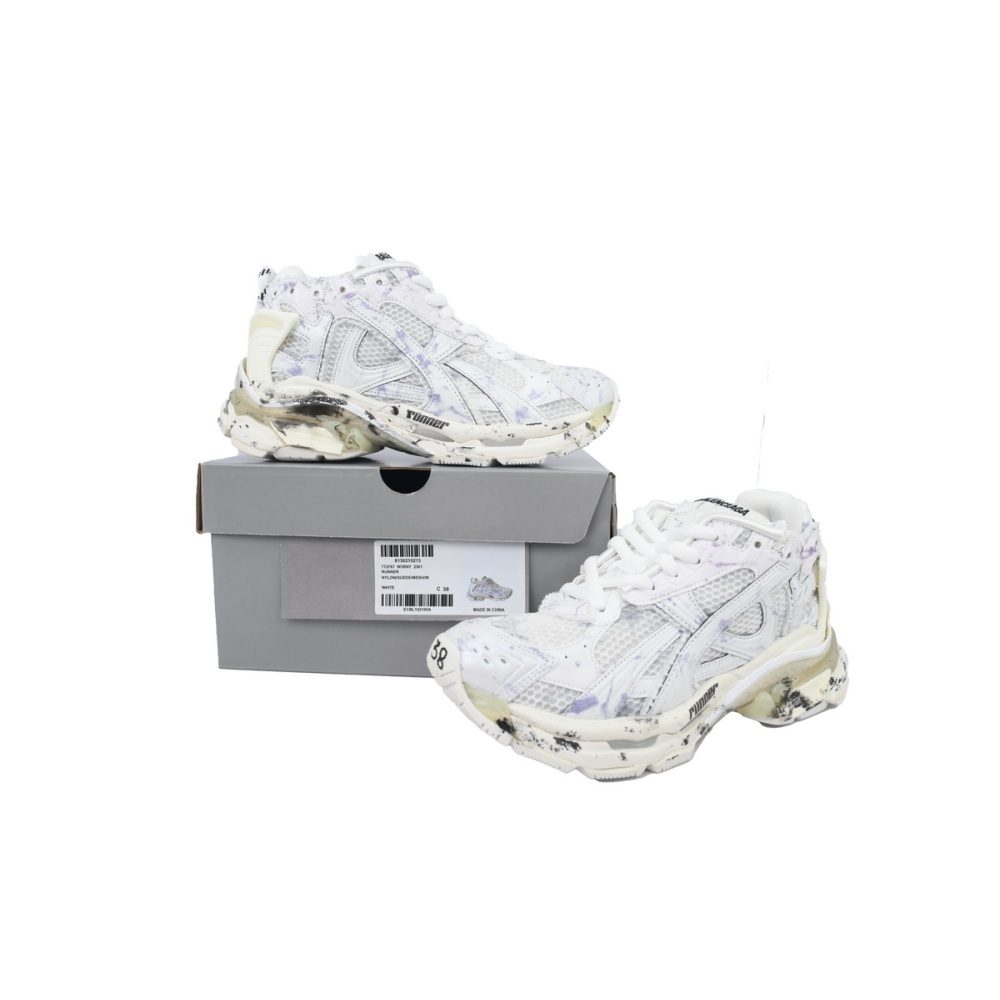 EM Sneakers Balenciaga Runner Sneaker White Graffiti