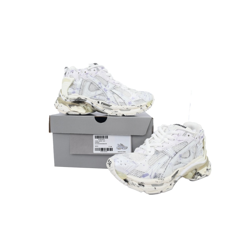 EM Sneakers Balenciaga Runner Sneaker White Graffiti