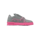 EM Sneakers Louis Vuitton Trainer Dark Gray Color Printing