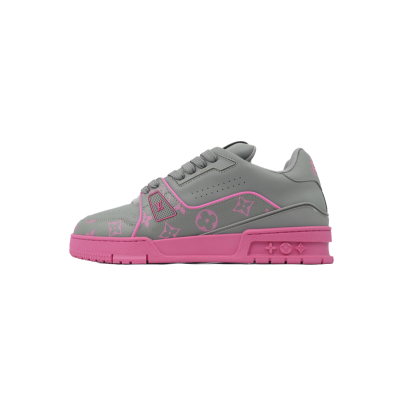 EM Sneakers Louis Vuitton Trainer Dark Gray Color Printing 01