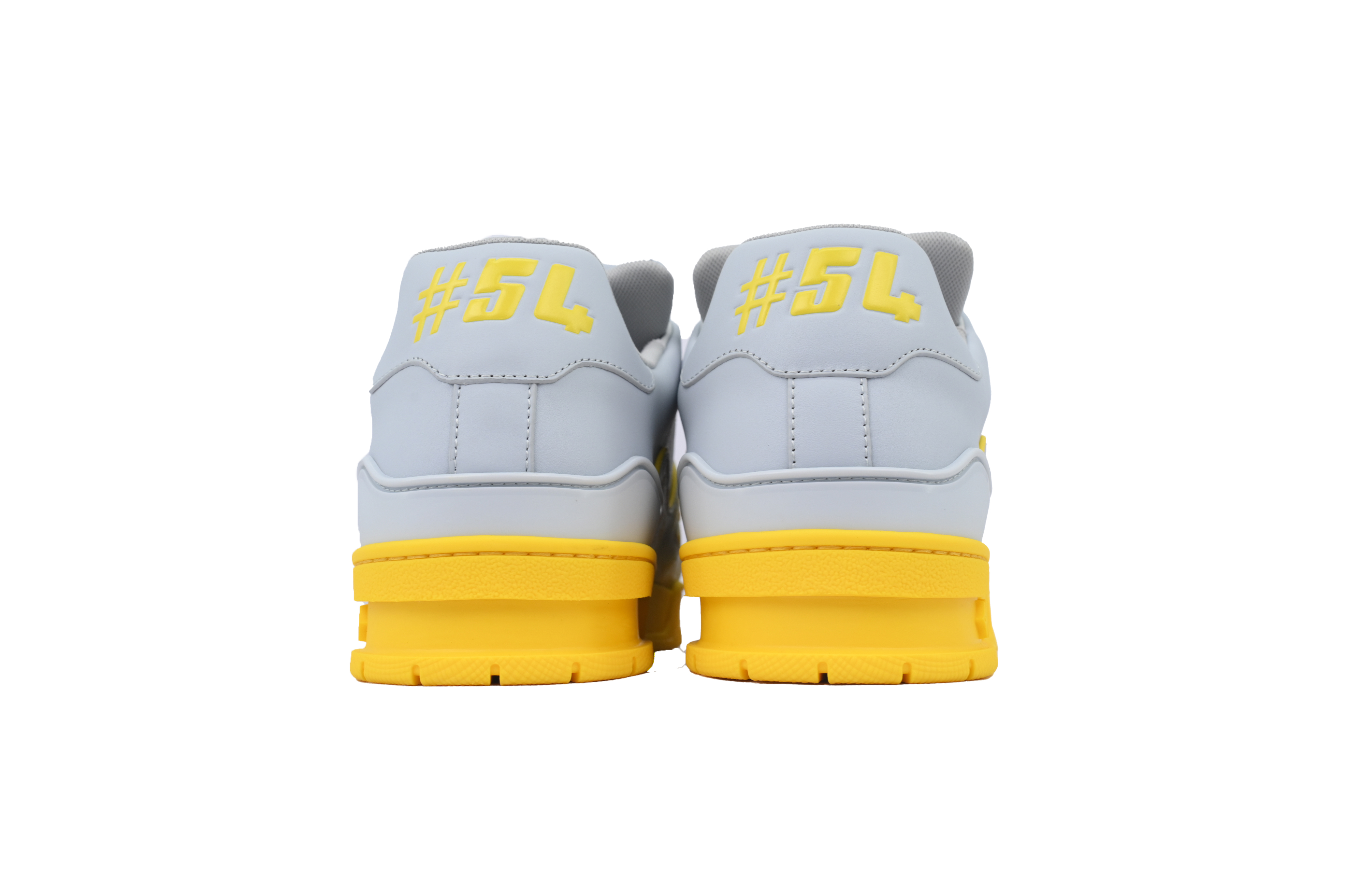 EM Sneakers Louis Vuitton Trainer Grey Color Printing