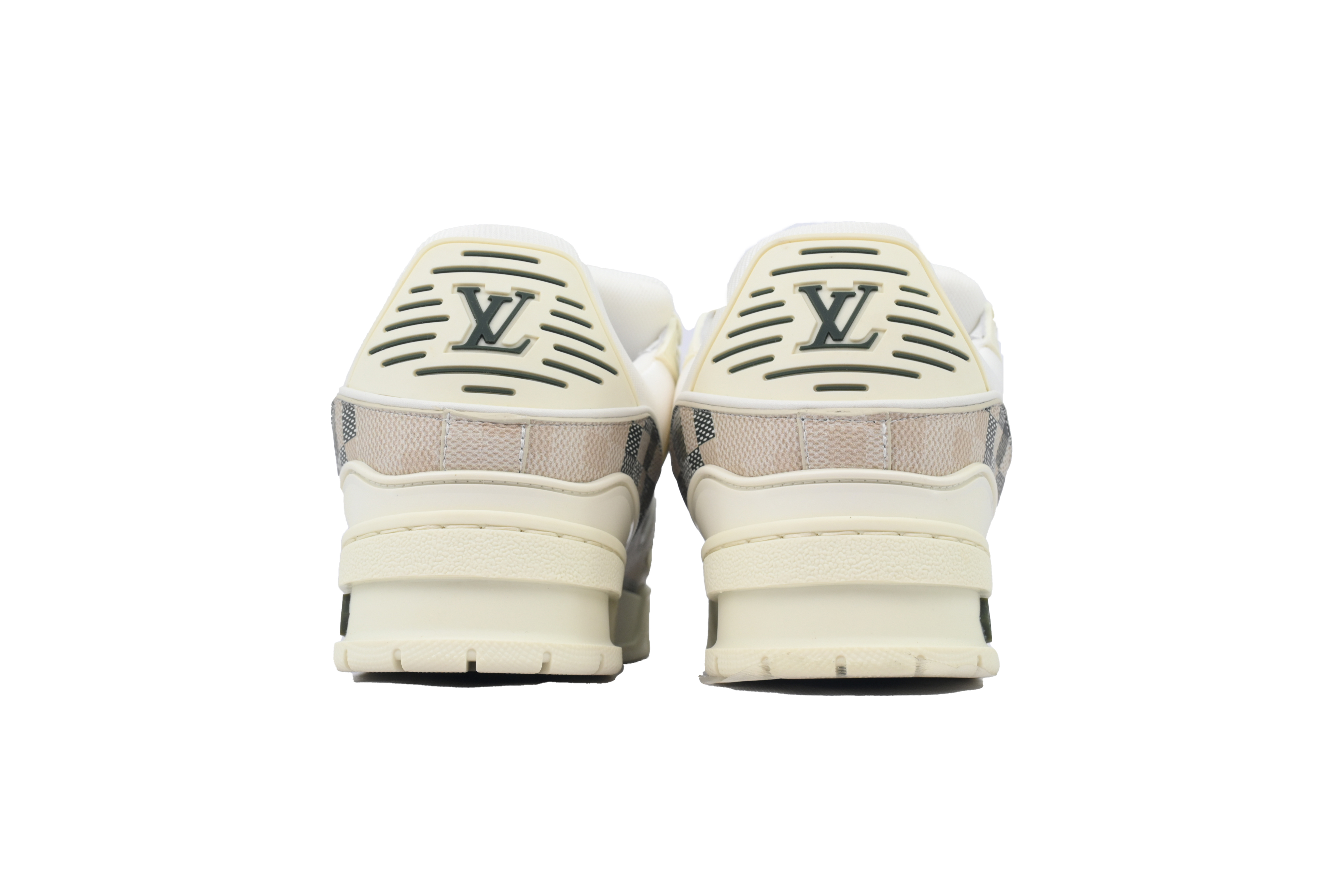 EM Sneakers Louis Vuitton Trainer Grey White Grid