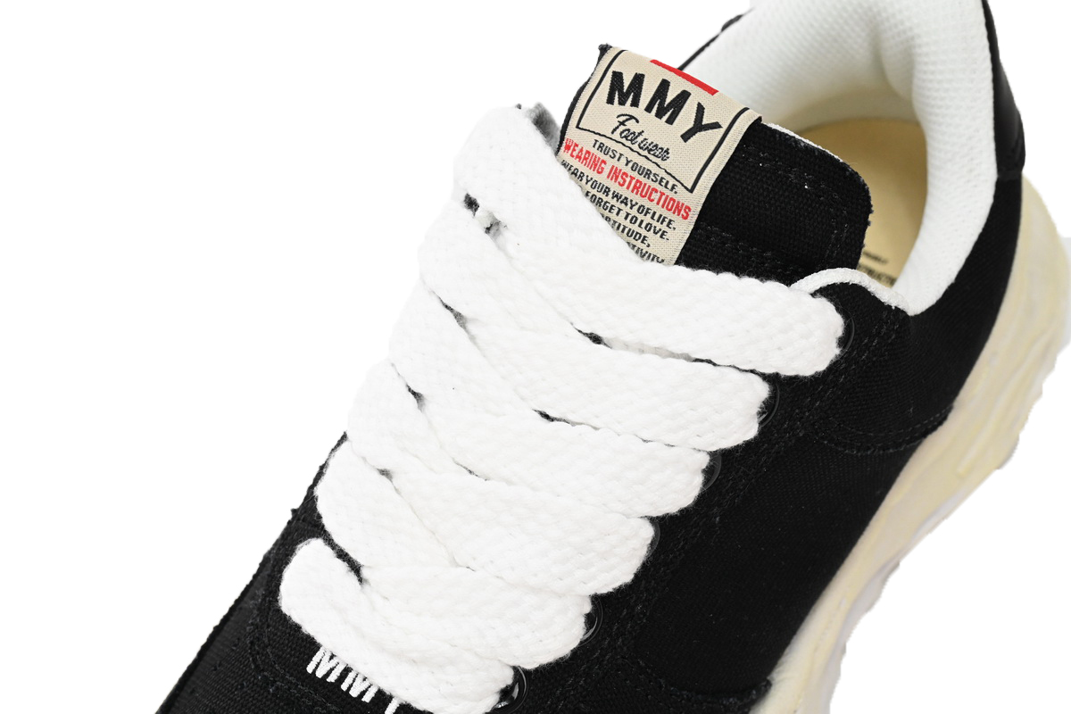 EM Sneakers Mihara Yasuhiro White and Black Gray Low NO.769
