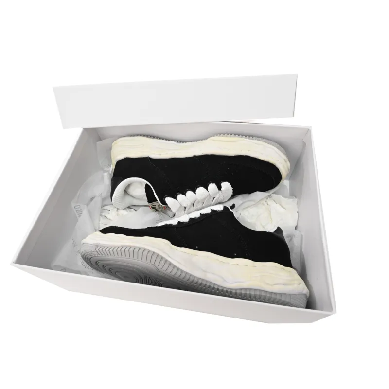 EM Sneakers Mihara Yasuhiro White and Black Gray Low NO.769