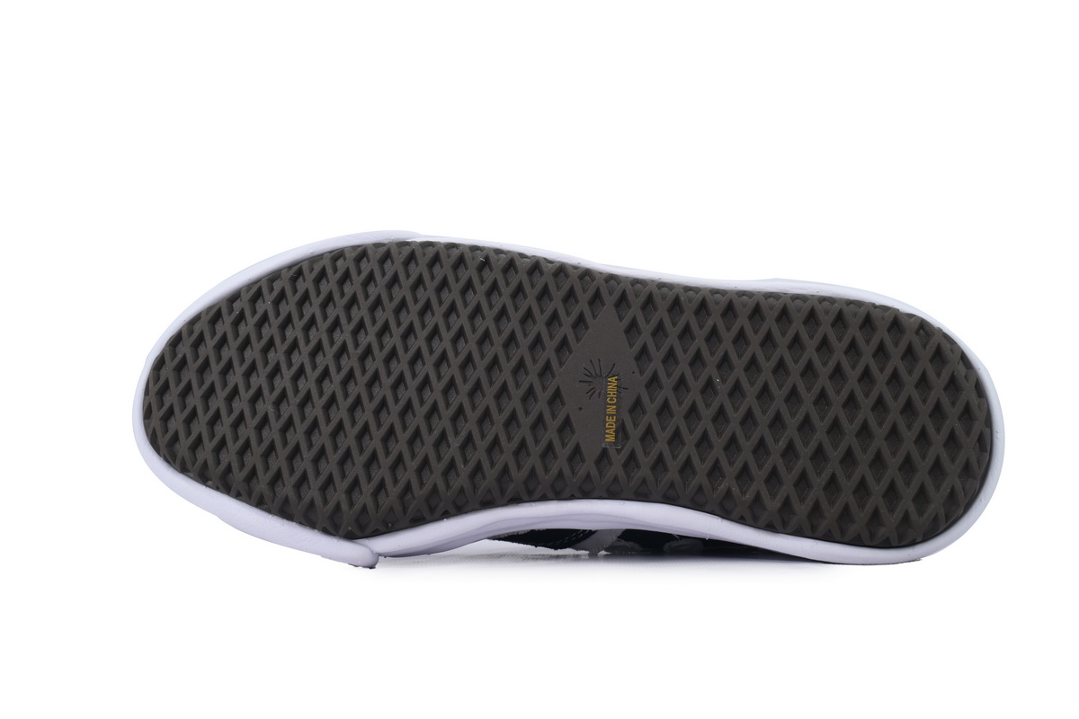 EM Sneakers Mihara Yasuhiro Black and White Cloth NO.732