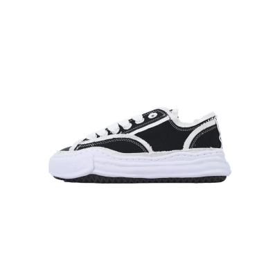 EM Sneakers Mihara Yasuhiro Black and White Cloth NO.732 01