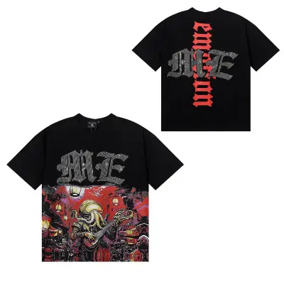 EM Sneakers Palm Angels T-shirt-003 Black/White 02