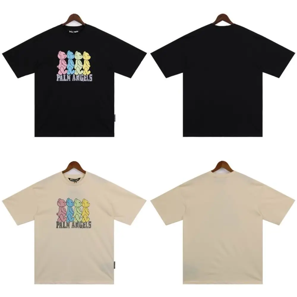 EM Sneakers Palm Angels T-shirt-2102 Black/Yellow