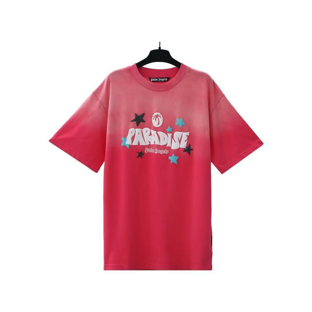 EM Sneakers Palm Angels T-shirt-2339 Black/Yellow/Red