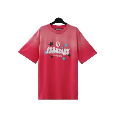 EM Sneakers Palm Angels T-shirt-2339 Black/Yellow/Red 02