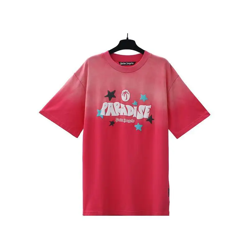 EM Sneakers Palm Angels T-shirt-2339 Black/Yellow/Red