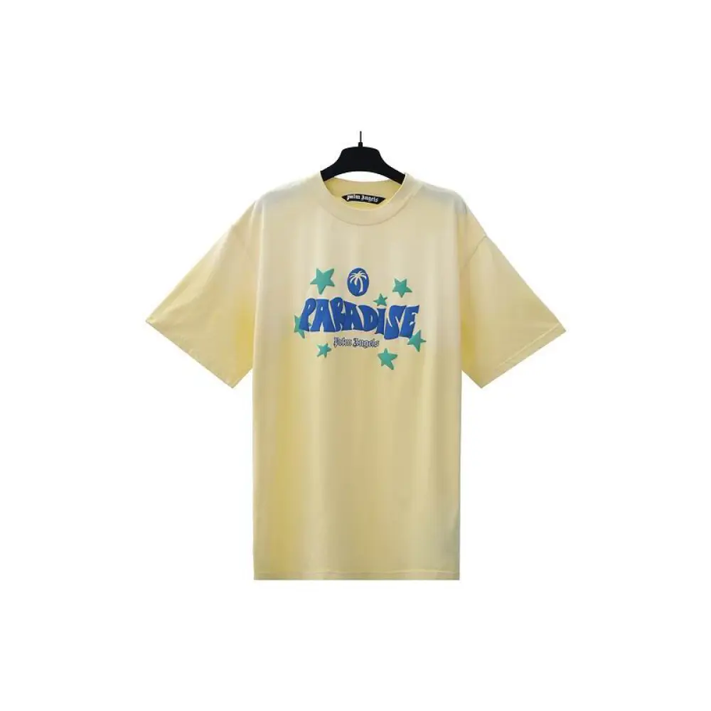 EM Sneakers Palm Angels T-shirt-2339 Black/Yellow/Red