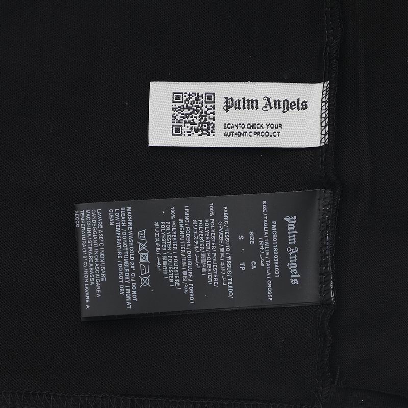 EM Sneakers Palm Angels T-shirt-2340 Black/White