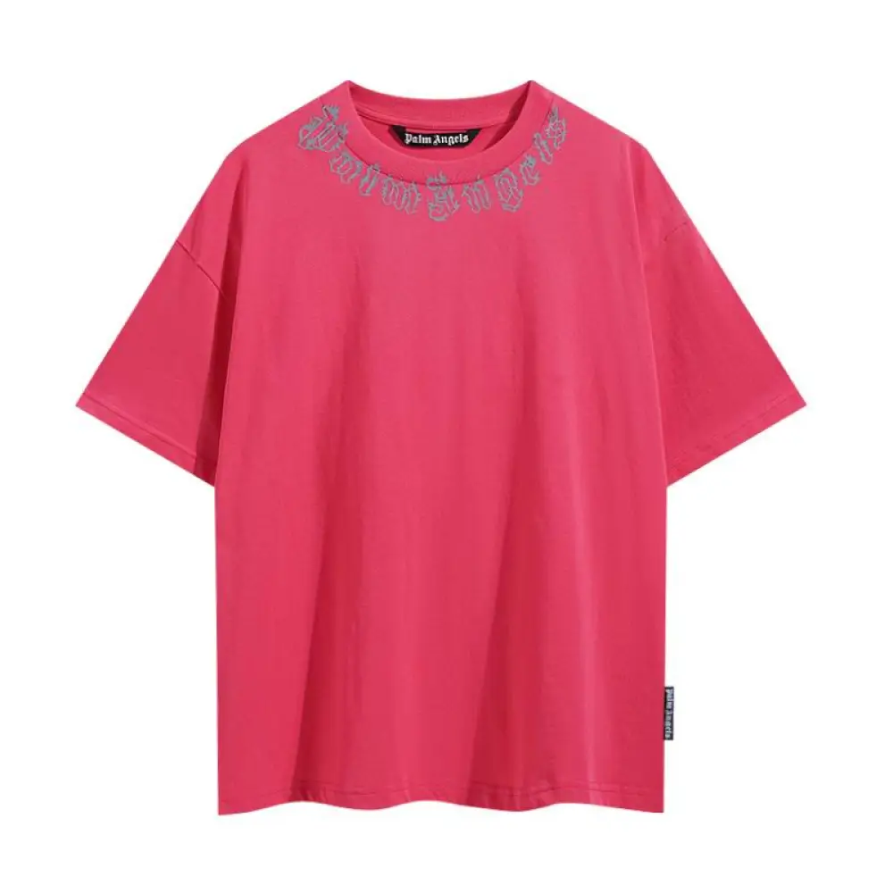 EM Sneakers Palm Angels T-shirt-8033 Black/White/Pink/Blue