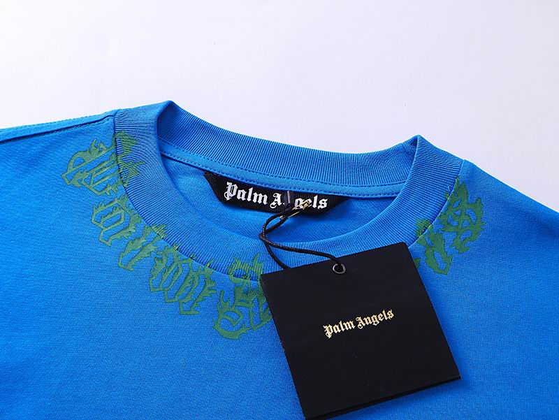 EM Sneakers Palm Angels T-shirt-8033 Black/White/Pink/Blue