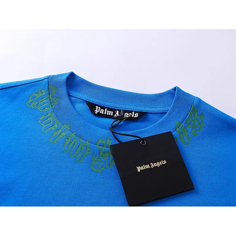 EM Sneakers Palm Angels T-shirt-8033 Black/White/Pink/Blue