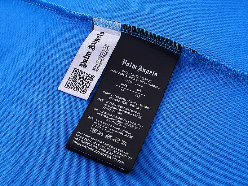 EM Sneakers Palm Angels T-shirt-8033 Black/White/Pink/Blue