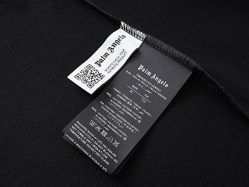 EM Sneakers Palm Angels T-shirt-8036 Black/White
