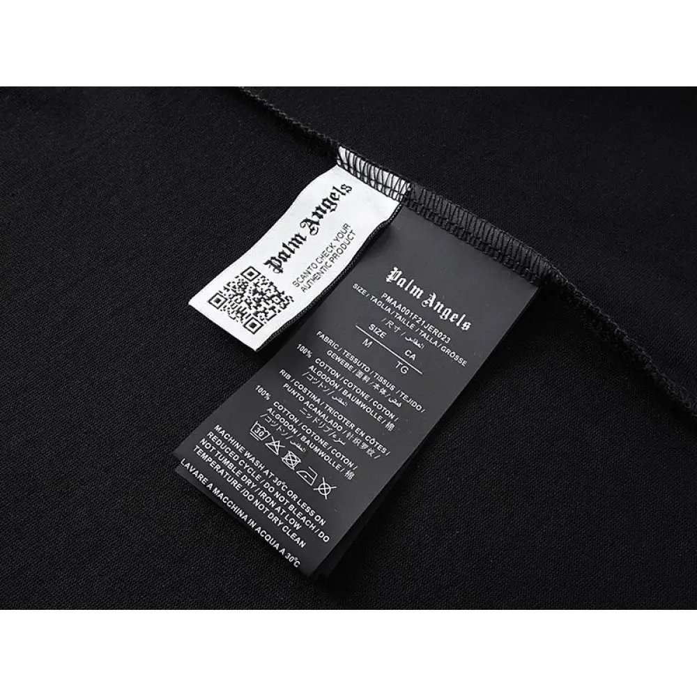 EM Sneakers Palm Angels T-shirt-8036 Black/White