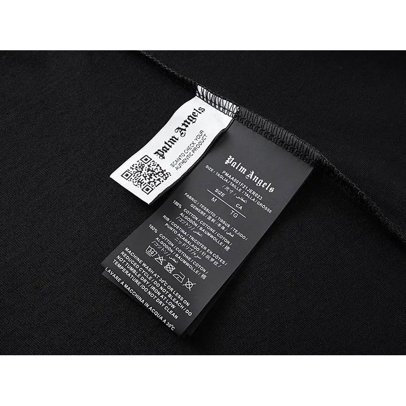EM Sneakers Palm Angels T-shirt-8036 Black/White