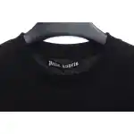 EM Sneakers Palm Angels T-shirt Blue Heart Spray Paint Print Black