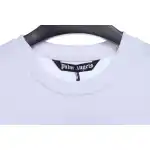 EM Sneakers Palm Angels T-shirt Blue Heart Spray Paint Print White