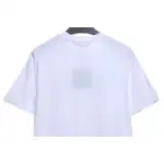 EM Sneakers Palm Angels T-shirt Blue Heart Spray Paint Print White