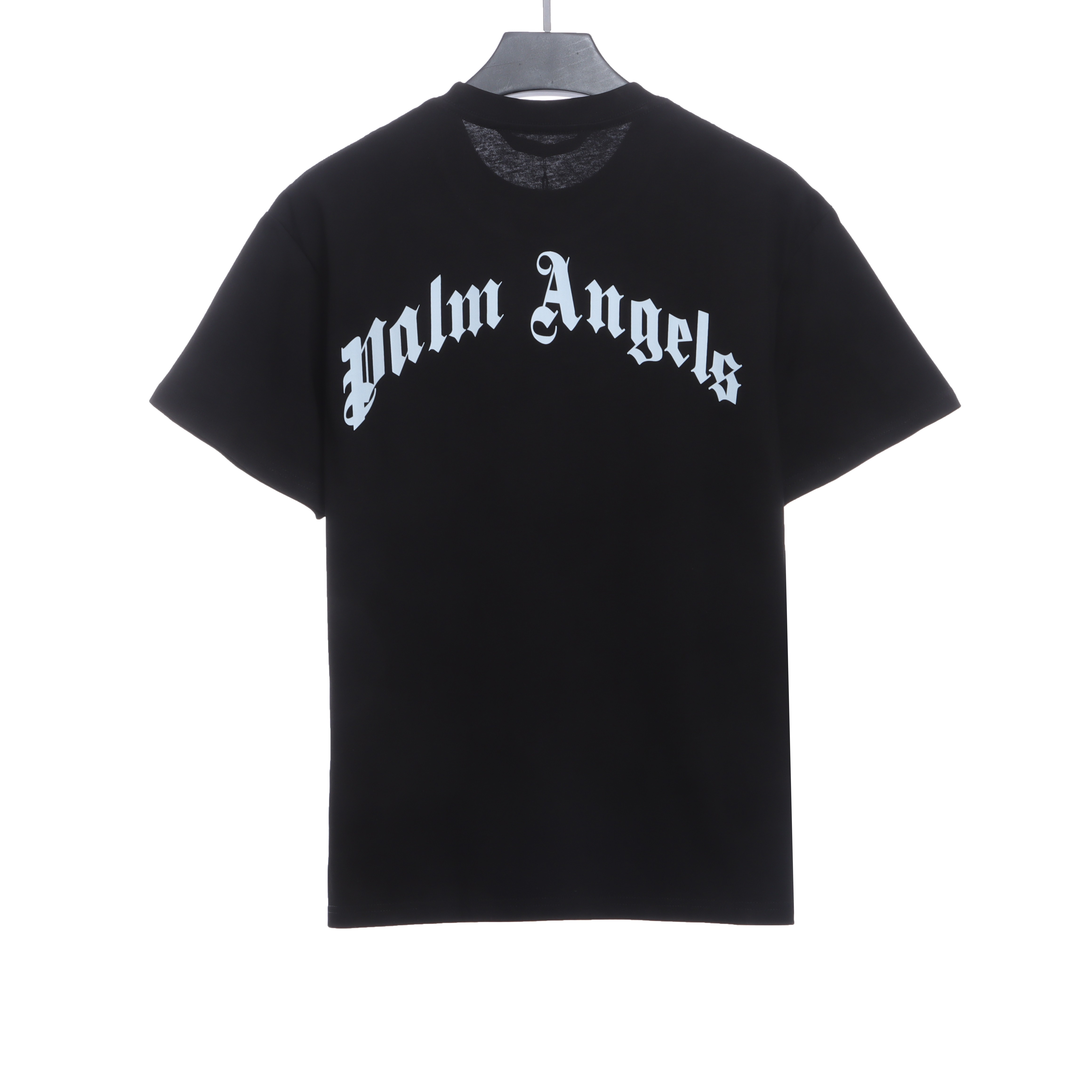 EM Sneakers Palm Angels T-shirt Broken Tail Shark Print Black