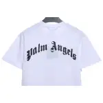 EM Sneakers Palm Angels T-shirt Broken Tail Shark Print White
