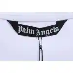 EM Sneakers Palm Angels T-shirt Pink Heart Spray Paint Print White
