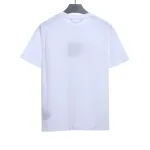 EM Sneakers Palm Angels T-shirt Pink Heart Spray Paint Print White