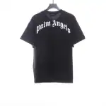 EM Sneakers Palm Angels T-shirt Transparent Broken Head Bear Print Black