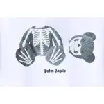 EM Sneakers Palm Angels T-shirt Transparent Broken Head Bear Print White
