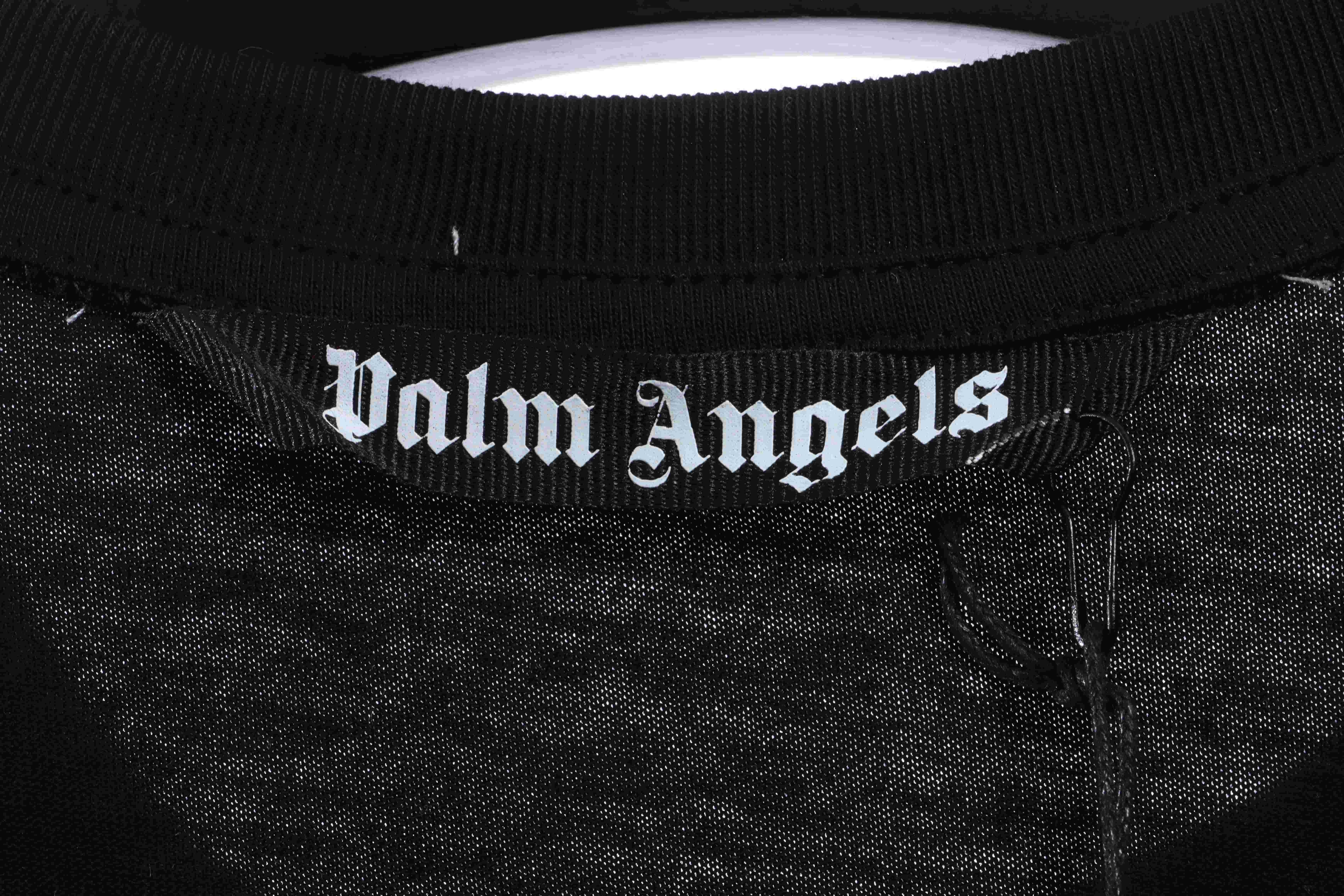 EM Sneakers Palm Angels T-Shirt White Severed Bear Print Black