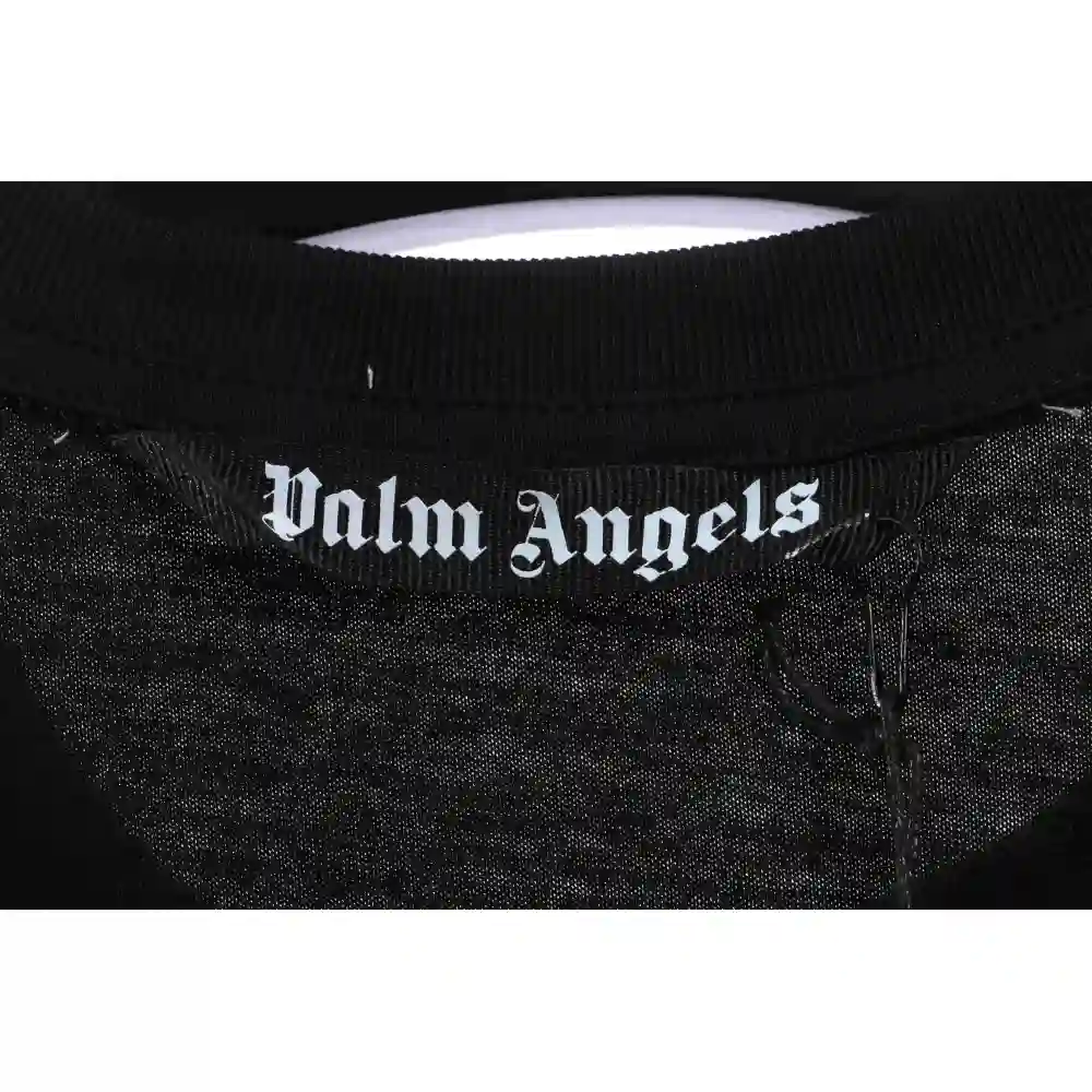 EM Sneakers Palm Angels T-Shirt White Severed Bear Print Black