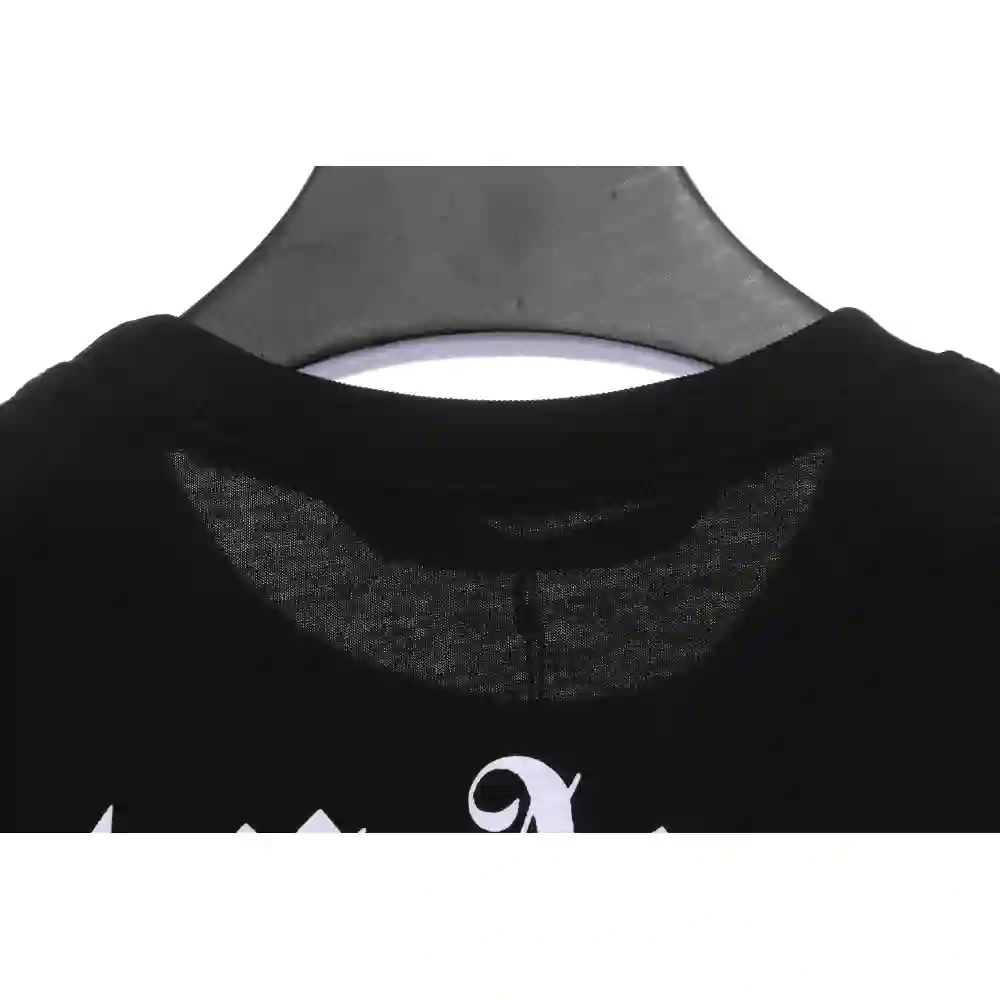 EM Sneakers Palm Angels T-Shirt White Severed Bear Print Black