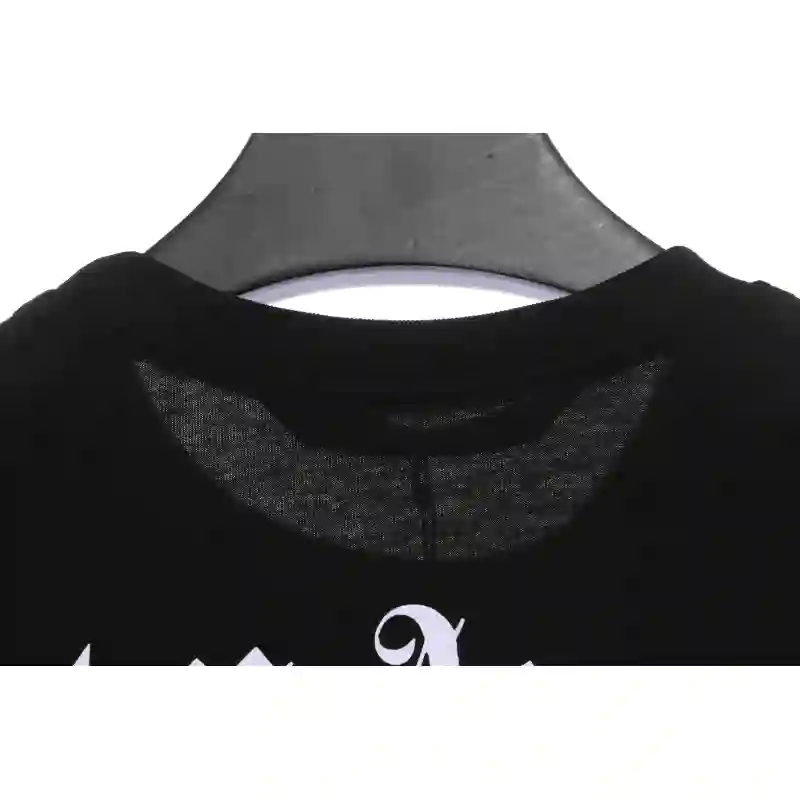 EM Sneakers Palm Angels T-Shirt White Severed Bear Print Black