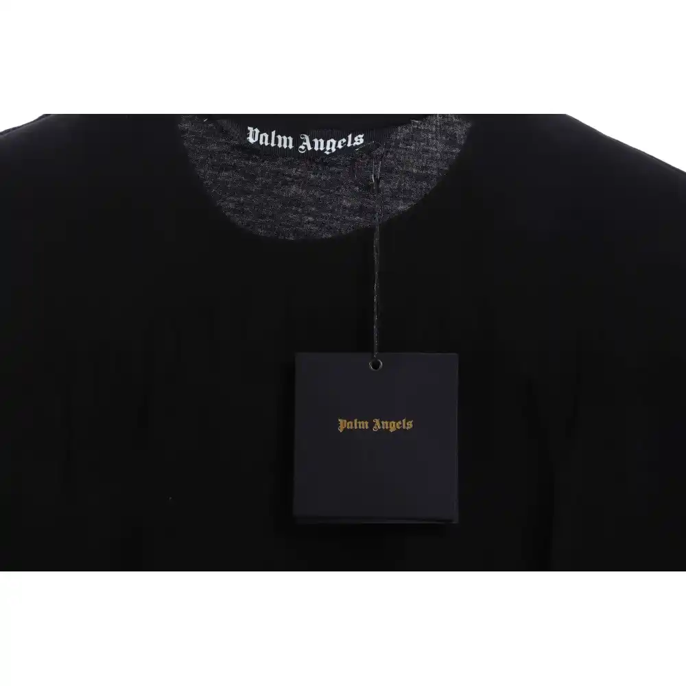 EM Sneakers Palm Angels T-Shirt White Severed Bear Print Black