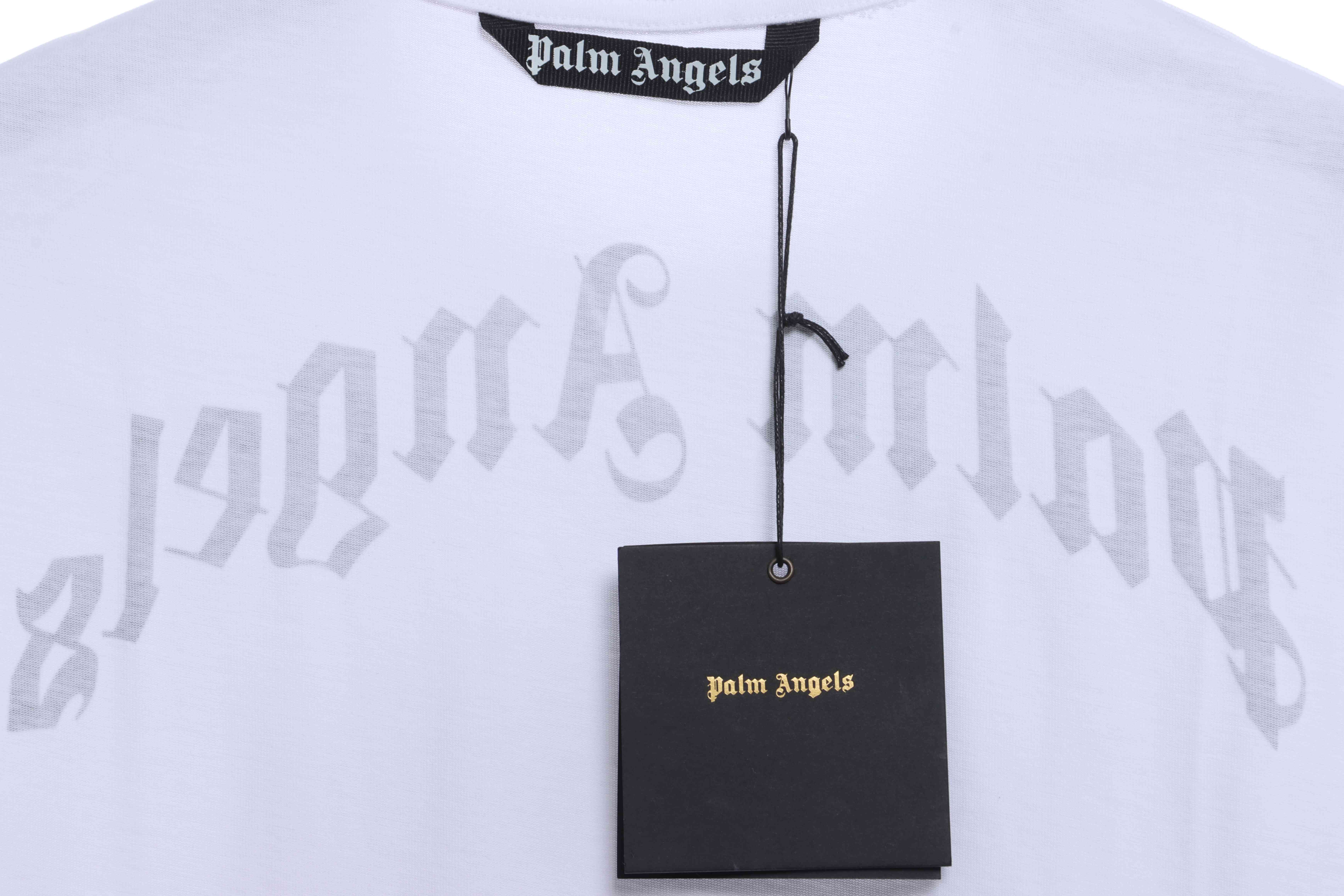 EM Sneakers Palm Angels T-Shirt White Severed Bear Print White