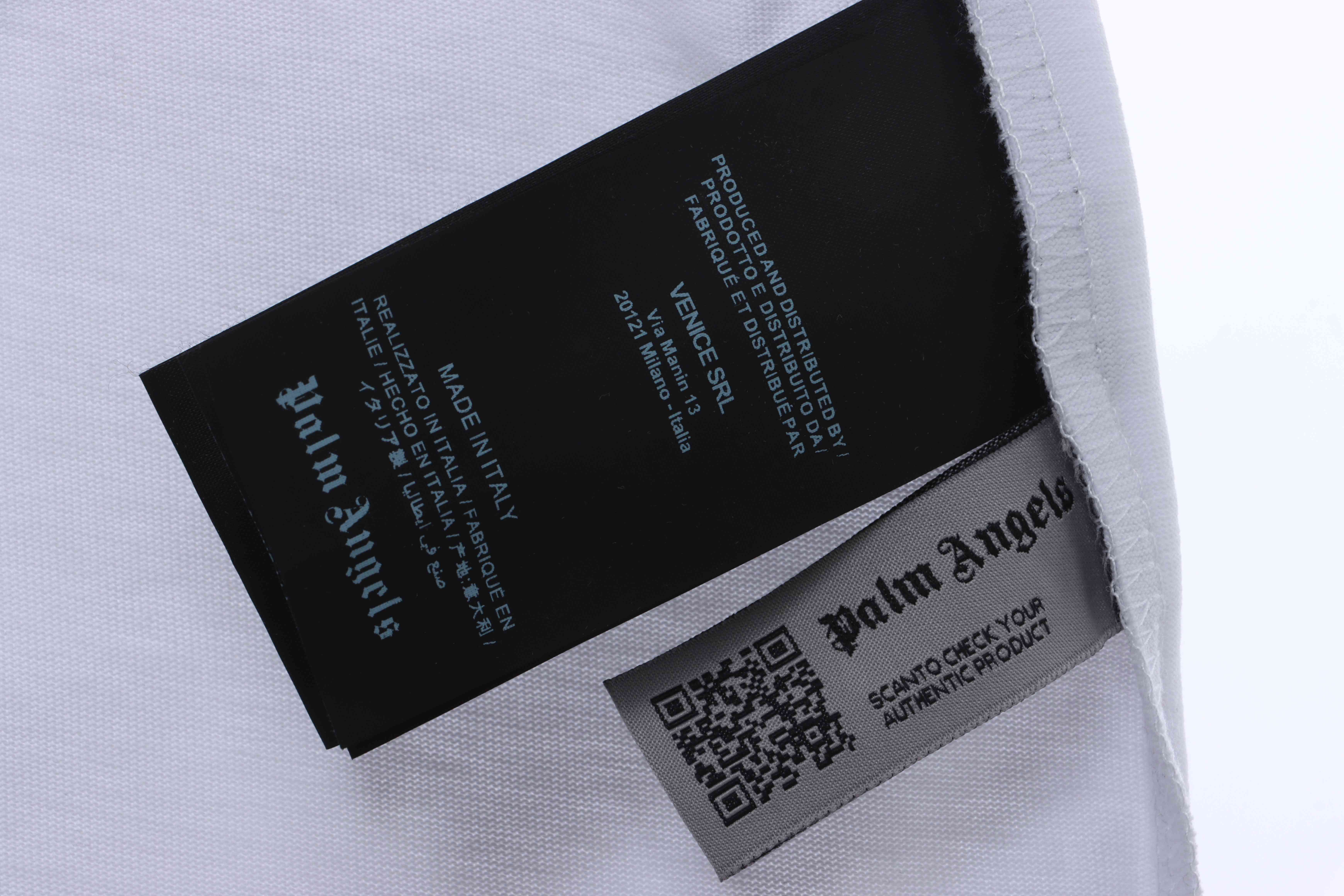 EM Sneakers Palm Angels T-Shirt White Severed Bear Print White