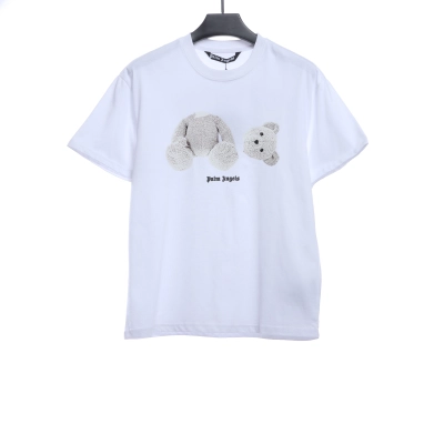 EM Sneakers Palm Angels T-Shirt White Severed Bear Print White 01