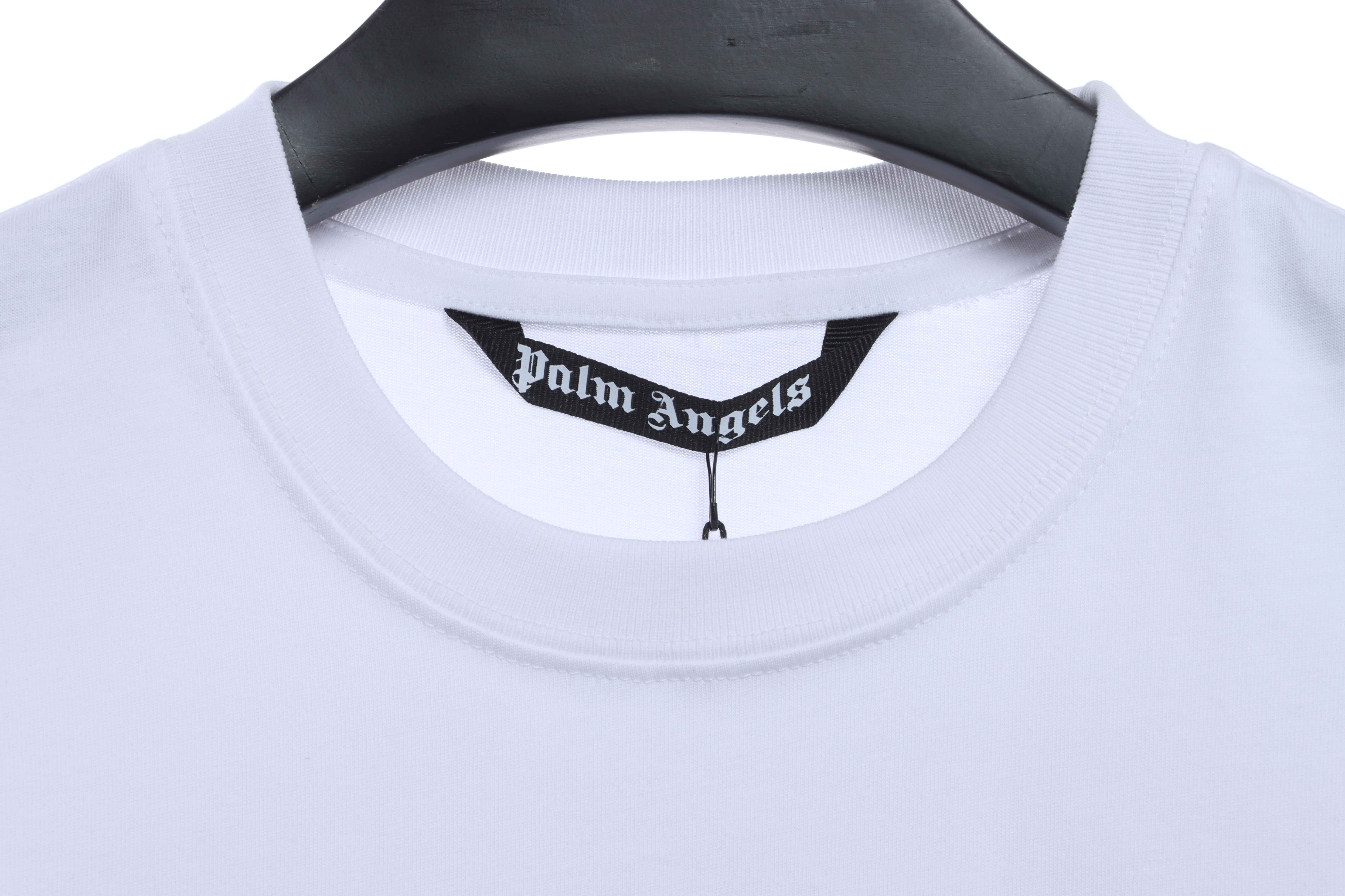 EM Sneakers Palm Angels T-Shirt White Severed Bear Print White