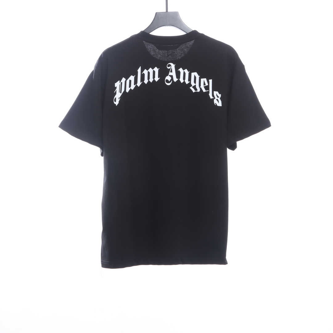 EM Sneakers Palm Angels T-Shirt Yellow Severed Bear Print Black