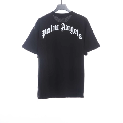 EM Sneakers Palm Angels T-Shirt Yellow Severed Bear Print Black 02