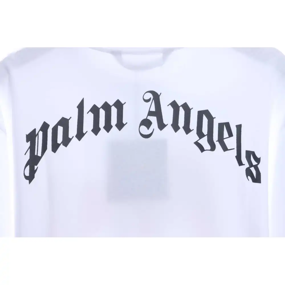 EM Sneakers Palm Angels T-Shirt Yellow Severed Bear Print White