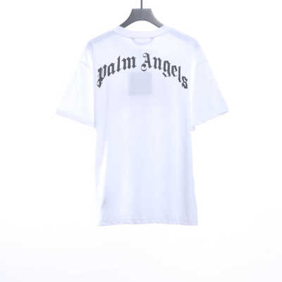 EM Sneakers Palm Angels T-Shirt Yellow Severed Bear Print White 02