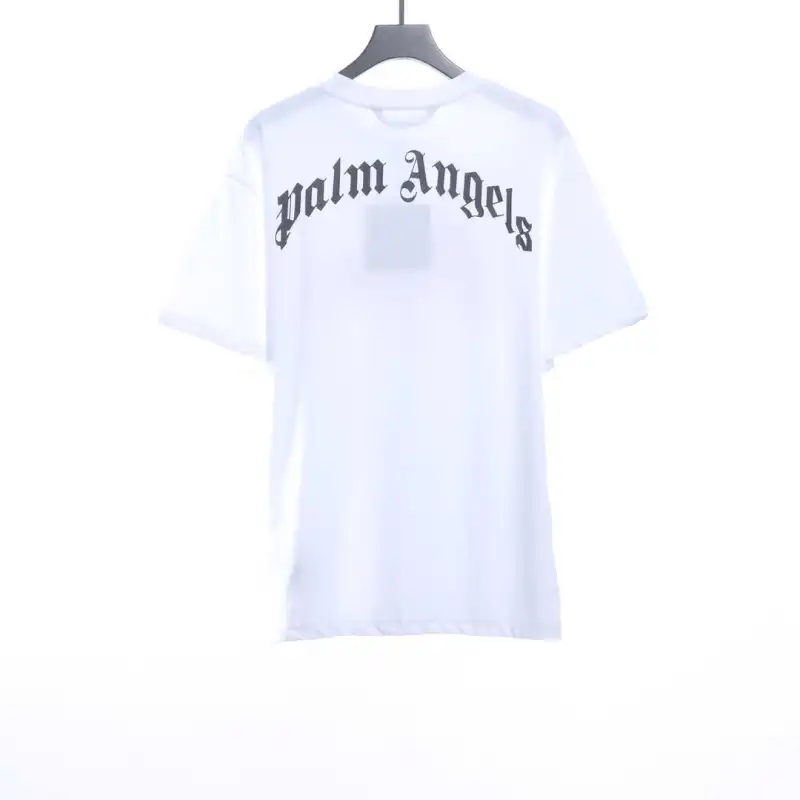 EM Sneakers Palm Angels T-Shirt Yellow Severed Bear Print White
