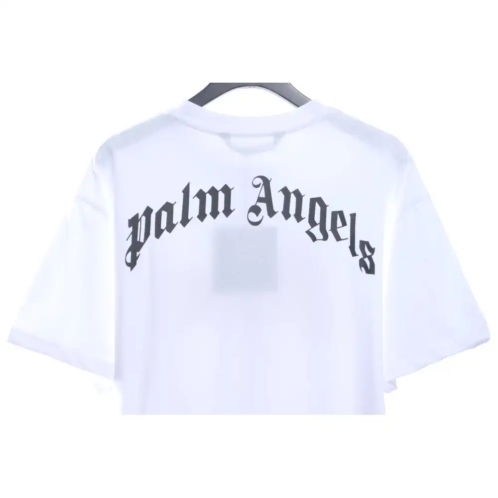 EM Sneakers Palm Angels T-Shirt Yellow Severed Bear Print White